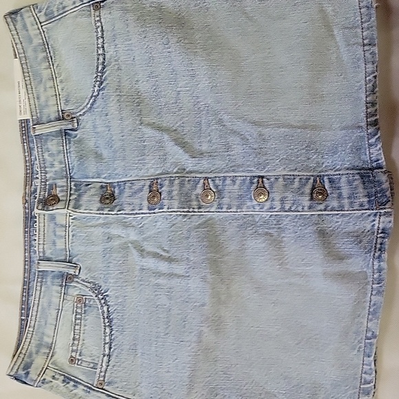 American eagle skirt a-line high rise demin - Picture 2 of 6